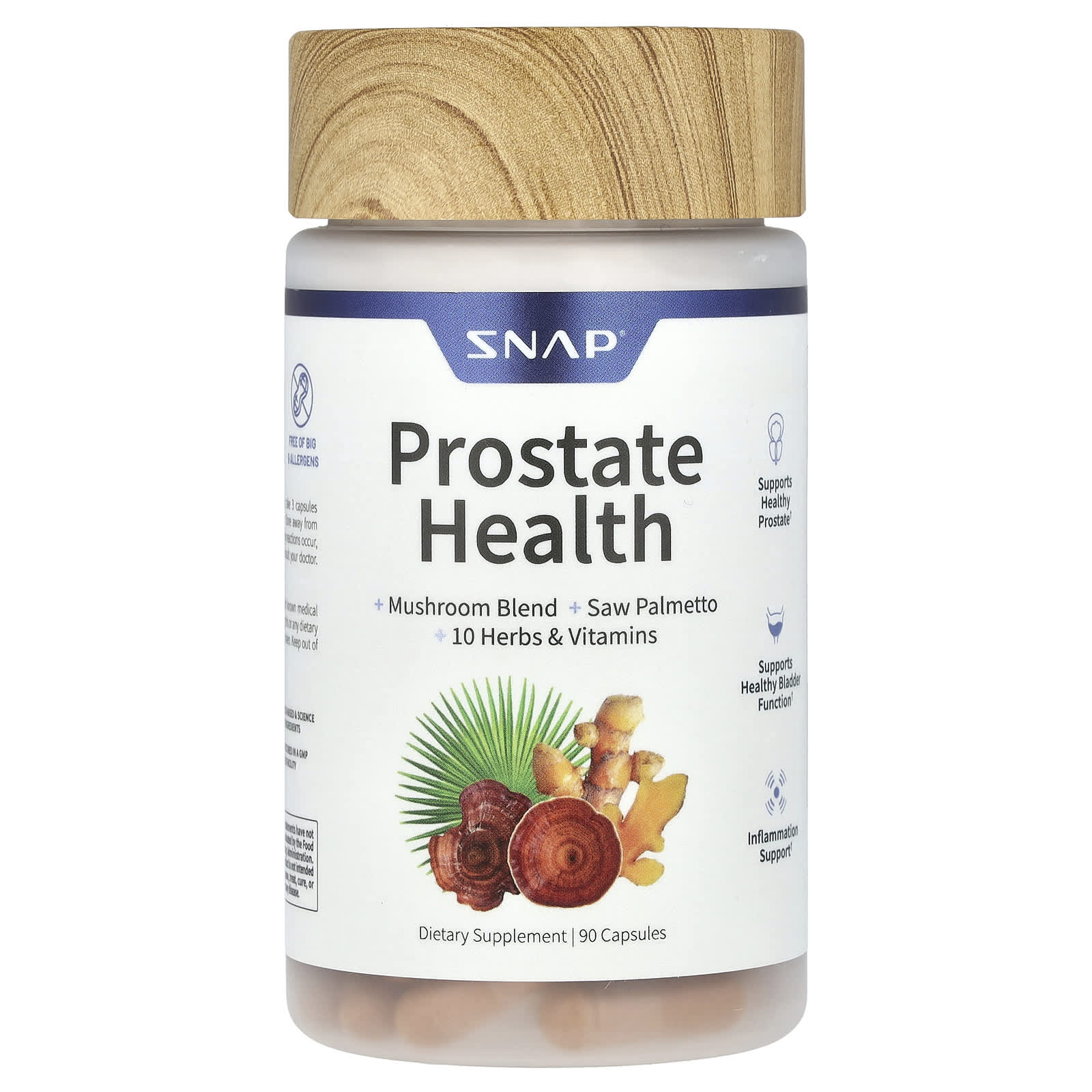Snap® Supplements Prostate Health, 90 Capsules