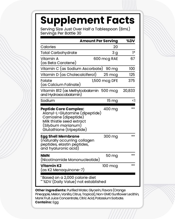 RHO nutrition Liposomal Multi Peptide Daily, 240 ml