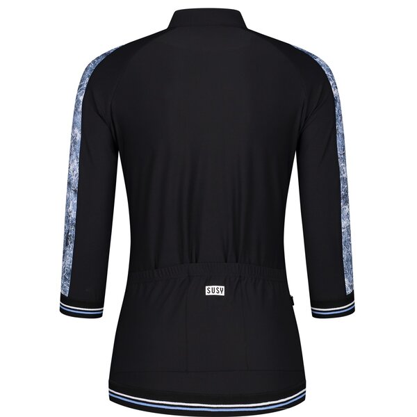 Damen Rennrad Trikot retro schwarz