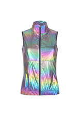 Gilet cycliste femme   metallic