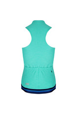 Maillot vélo sans manches femme - Turquoise