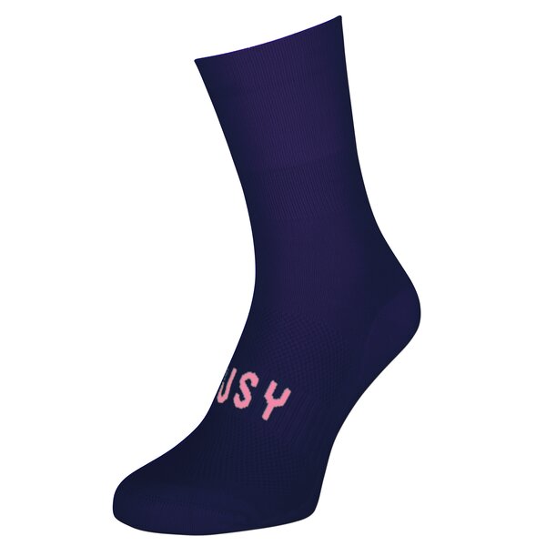 Susy Cyclewear Dames fietssokken navy met streepje