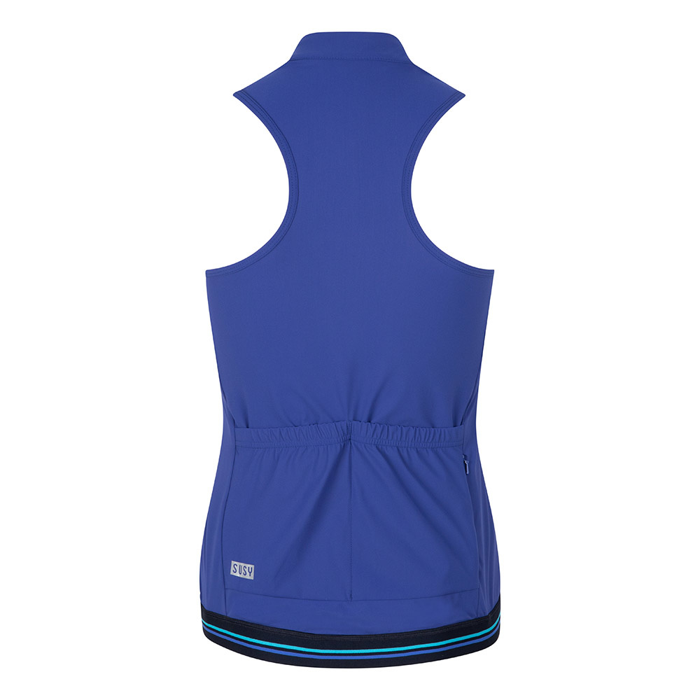 Dames fietshemdje blauw