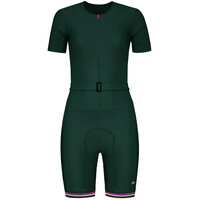 Women's cyclingsuit dark green
