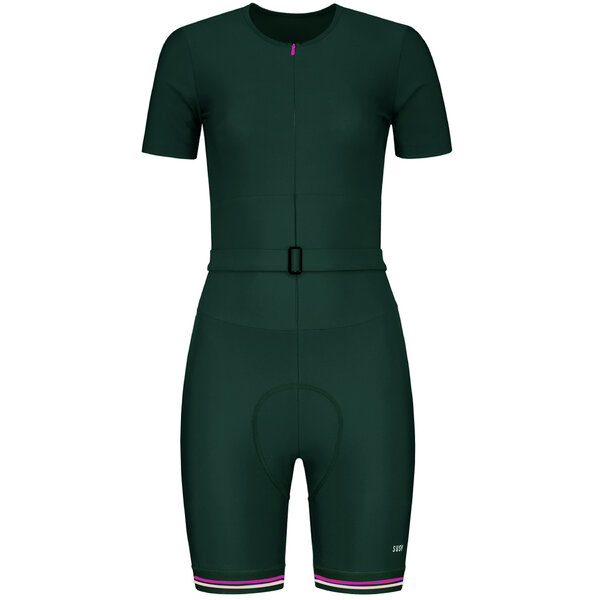 Combinaison cycliste pour la Femme Dark green