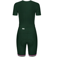 Women's cyclingsuit dark green