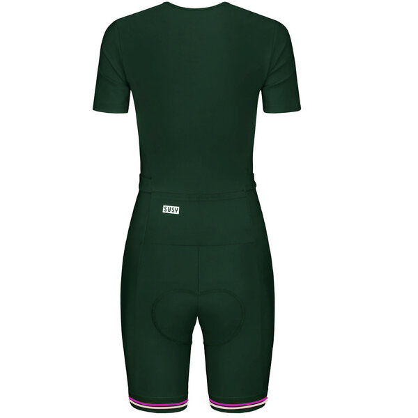 Damen Fahrradanzug darkgreen