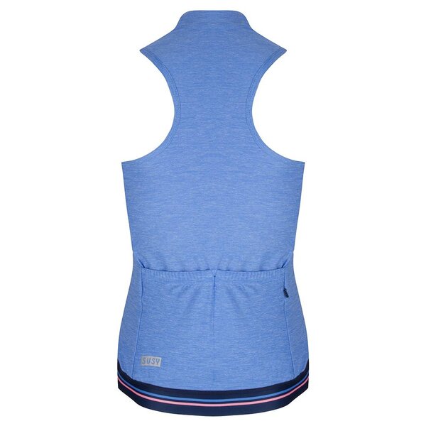 Dames fietshemdje blauw