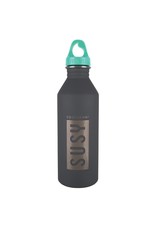 Susy stainless steel water bottle 800 ml soft touch grey