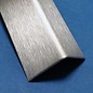 Versandmetall H-T Hoekprofiel Hoekstrip hoeklijn set van 50 dikte 1,0 mm 45x45mm of 55x55mm roestvrij Staal oppervlakke geschuurd(grid320)