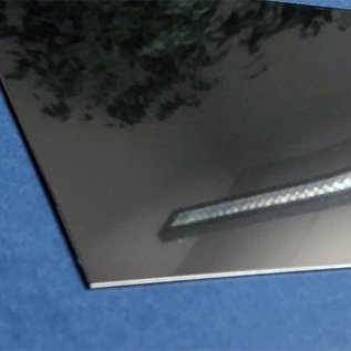 Bordure en acier inoxydable avec tablette de 7cm 1.4301, t = 1,5mm axbxL 70x200x2000mm INNER IIID miroir poli ou SChliff K320