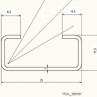 Edelstahl Kantenschutzwinkel Eckschutzschienen 3-fach gekantet von  Versandmetall kaufen - Versandmetall Online Shop