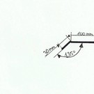 -Profil 2 nach Skizze aus Edelstahl 1,0mm 100x30mm (1.4301) 4x 2000mm 3x 2300mm einseitig mit Schliff Korn 320