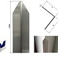 Versandmetall Eckschutzwinkel modern 1-fach gekantet, für Mauern Ecken und Kanten 30x30 Länge 1250 mm K320