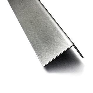 Versandmetall - 3 Edelstahlwinkel ungleichschenkelig 1,0mm axb 18x11mm (innen 17x10) L=1600mm AUSSEN Schliff K320