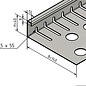 Versandmetall Kiesfangleiste klein - Aluminium Al99,5 – Gelocht – 90° gekantet