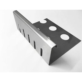 Versandmetall RVS kiezelstop, groot, geperforeerd, 80-120 mm hoog