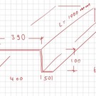 -6 Stück Hutprofil aus 2,0mm verzinkt (DX51) 50x100x395x100x50mm Länge 1.000mm