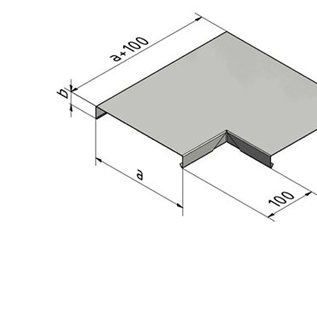 Versandmetall 90° Eckverbinder für Mauerabdeckung Attikaabdeckung von Versandmetall Materialstärke 1,0 mm Alu anthrazit