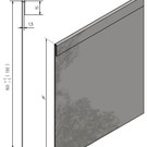 Versandmetall 30 mtr ( 15x2mtr ) Stabile Rasenkanten Kiesleiste mit Falz aus 1,0 mm starkem Edelstahl (1.4301) Höhe 120mm ( 12 cm ) 14 Verbinder + ein Eckverbinder