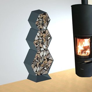Versandmetall Piédestal, pied pour étagère pour étagère d'incendie HEXAGON XL produit en aciersurface  enduit de poudre