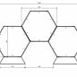 Versandmetall Kaminholzregal Brennholzregal Hexagon XL-350 bis 30cm lange Scheite 0,19m3 5-tl.