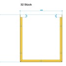 Versandmetall -32 Stck Spiegelrahmen 3-seitig L 20x14x2,0mm Edelstahl Rahmenmaß 400x450mm Oberfläche Roh. Ecken geheftet im Sichtbereich geschweißt, 2mm Schnittkanten gelasert, Bohrungen d=4 mm 90° Senkung