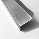 Versandmetall Z-profiel Roestvrij staal c 70-100 mm en Lengte 2500 mm