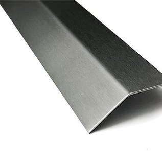 Versandmetall Corniere inox en tôle d'acier inoxydable isocéle 135°, longueur 1500 mm
