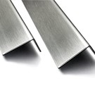 Versandmetall Hoekprofiel RVS 304 Hoekstrip L-Profiel roestvrij Staal gezet gelijkzijdig 90° Lengte tot 1500 mm