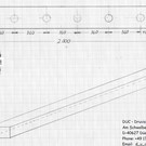 Versandmetall -Sonder Edelstahlwanne nach Skizze  1,5mm eins. AUSSEN geschliffen K320:  Maße bxlxh 250x2000x100mm, Ecken geschweißt, ( Dekonaht ) und gebeizt, 6x Loch d=70mm