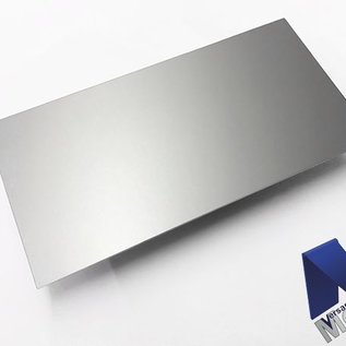 Aluminiumblech Zuschnitte AlMg1 eloxiert E6/EV1 mit Schutzfolie bis Länge 2000mm