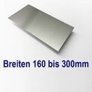 Tôle d'aluminium de 160 à 300 mm de largeur à 1000mm