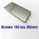 Tôle d'aluminium de 160 à 300 mm de largeur à 1500mm
