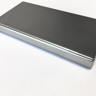 Versandmetall V4A 316L Edelstahlwanne geschweißt Materialstärke 1,5mm  Breite 600 mm Außen Schliff K320