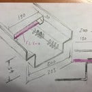 Versandmetall -Set 11mtr ( 5x2m 1x1m) Drainagerinne From A Einlaufbreite 200mm aus 1mm Edelstahl, Edelstahl Einlaufrost 1,0mm ungelocht 190mm breit 15mm hoch auf Abstandsleisten 5x10mm gelagert.