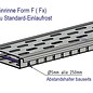Versandmetall Caniveau de drainage Aluminium  en aluminium largeur d'entrée 90 à 190mm Drainage des Surfactant faible hauteur d'installation