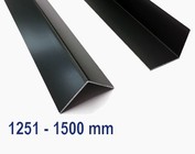 Aluminium antraciet tot een lengte van 1500 mm (1,5 m)