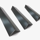 Versandmetall Angle d'aluminium anthracite isocèle 90 ° à longueur 1250 mm