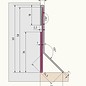 Versandmetall SLF6-2 Plinthe plinthe inférieure 20mm 1,0mm inox grain extérieur 320