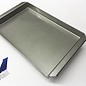 Versandmetall Edelstahlwanne R2  geschweißt Materialstärke 1,5mm  Länge/Tiefe (a)  450 mm Außen Schliff K320