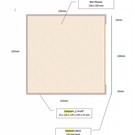 Versandmetall Set  [ 4 teilg ]  Edelstahlprofil und Zuschnitt Dicke 1,0mm Aussen Schliff längs K320 - 2x C-Profil 15/125/125/125/15mm Länge  2300mm, 2x Zuschnitt 120x2300mm