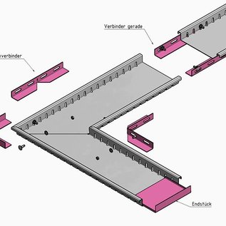 Versandmetall Accessoires pour les systèmes de drainage en aluminium pour le drainage de surface des surfaces