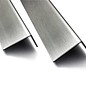 Versandmetall Angle de couverture en acier inoxydable angle extérieur sol K320 épaisseur du matériau 2,0mm 90 ° axb 110x70mm longueur 934mm