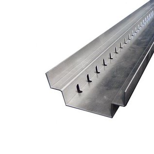 Versandmetall Drainagerinne Form A2 aus Aluminium Einlaufbreite 150mm Bestellmengen 10m, 20m, 30m, 40m, 50m