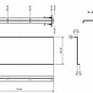 Versandmetall Set [4-delig] Aluminium scheidingswand Materiaal Alu Al99,5 blank, afmetingen vlgs. Schetsen t = 2,0 mm 30x305x30 mm L = 770 mm