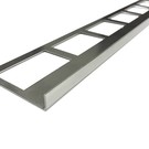 Versandmetall Profilé de carrelage en acier inoxydable 1,0 mm, grain rectifié 320