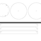 Versandmetall Jeu de flans laser laser en aluminium [18 St] 1,0 et 1,5mm selon les modèles PDF, blanc Al99,5: fichier: 20190115_Fiche en aluminium 1,0 mm; Fichier: 20190115_Feuille d'aluminium 1,5 mm