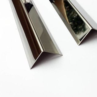 Versandmetall Kantenschutzwinkel 3-fach gekantet spiegelnd 2R (3-D) 50 x 50 x 1,5mm Länge 2500 mm