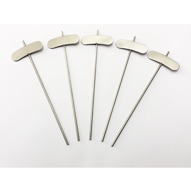 Versandmetall Stabiele planttekens Plantenstop gemaakt van hoogwaardig roestvrij staal 7,4x2,3cm